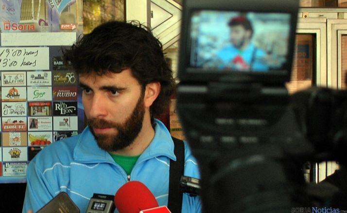 Manu Sevillano, entrenador del Río Duero San José. / SN