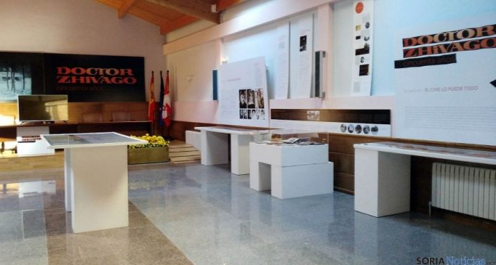 La muestra, instalada ya en la localidad./ Dip.