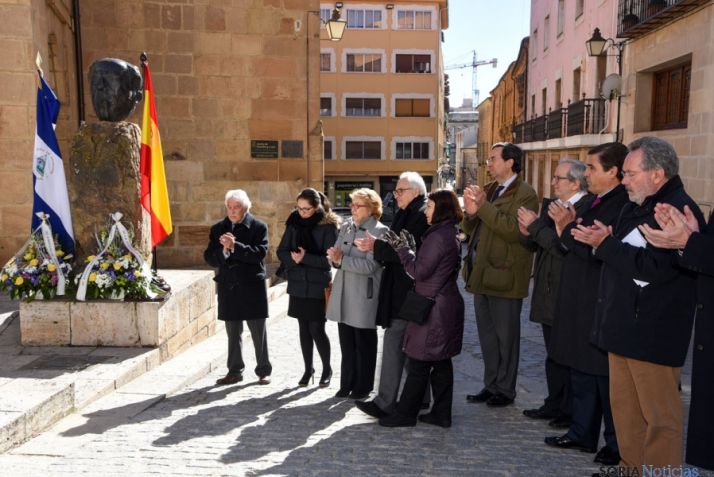 Homenaje a Antonio Machado y Rubén Darío. / Fotos: Ana Isla