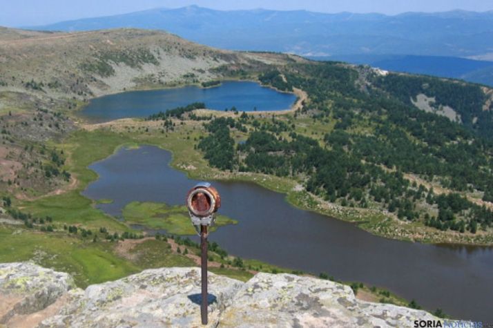 Vista de las lagunas de Neila
