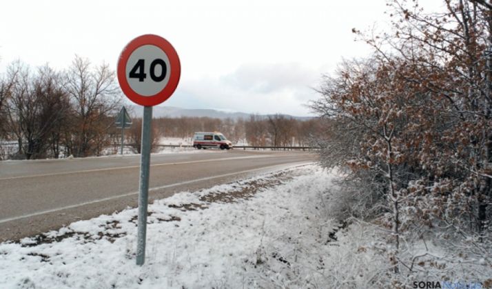 Cruce de la N-234 con Fuentetoba