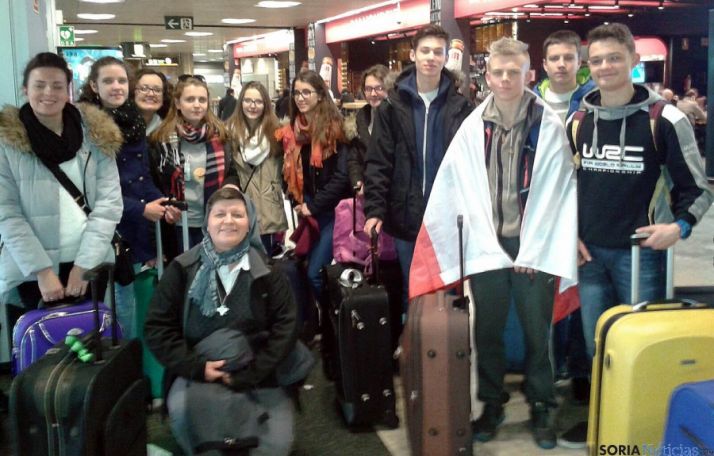 El grupo, antes de la vuelta a su país./SN