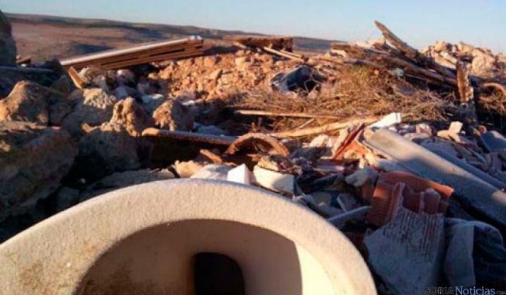 Vertedero de Berlanga de Duero.