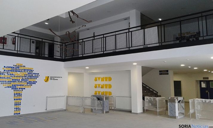 Entrada del nuevo pabellón de La Juventud.