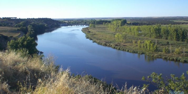 Río Duero, a su paso por la provincia de Valladolid.