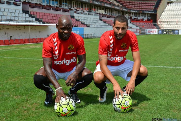 Arel y Emaná, dos de los refuerzos del Nástic esta temporada.