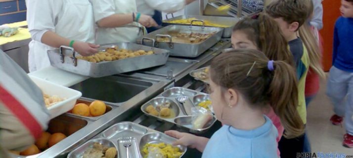 Los comedores escolares de Soria, entre los más valorados de la región.