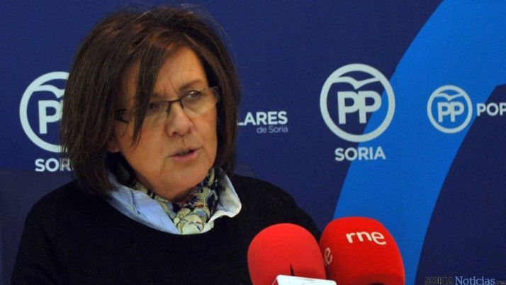 Marimar Angulo en una comparecencia ante los periodistas. / SN