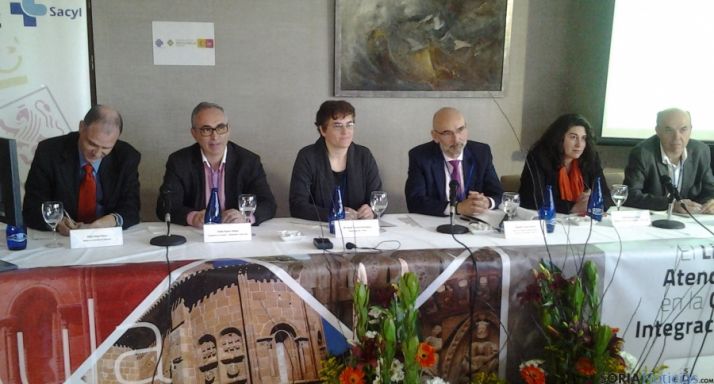 Una imagen del Aula SEDAP hoy jueves en Soria. 