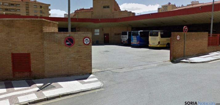 Imagen de la estación de autobuses de Soria. / GM