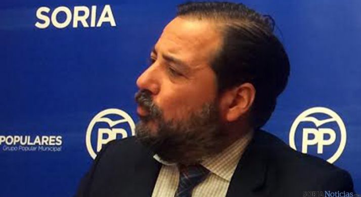 El concejal popular José Manuel Hernando, este lunes.