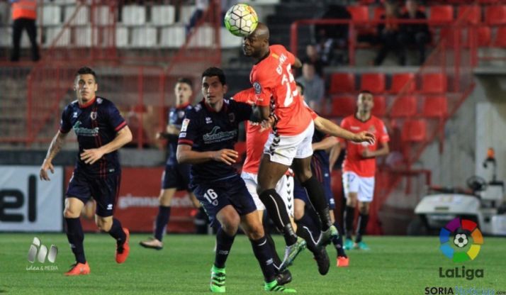 Uno de los lances del partido este sábado. / LFP