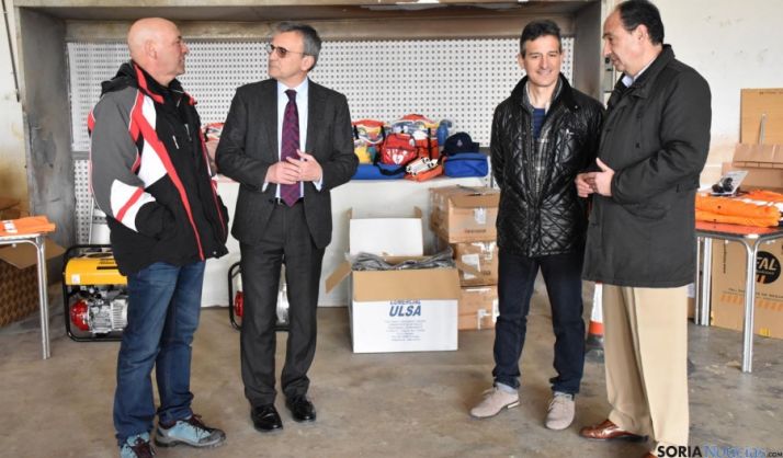 La entrega este martes en Covaleda. / Jta.