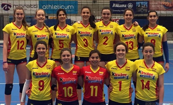 El combinado nacional junior en Suiza.