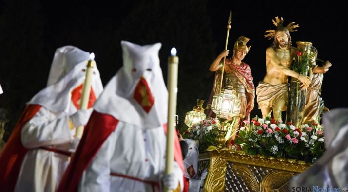 Encuentro entre las Cofradías de la Oración en el Huerto y la Flagelación del Señor. /Ana Isla