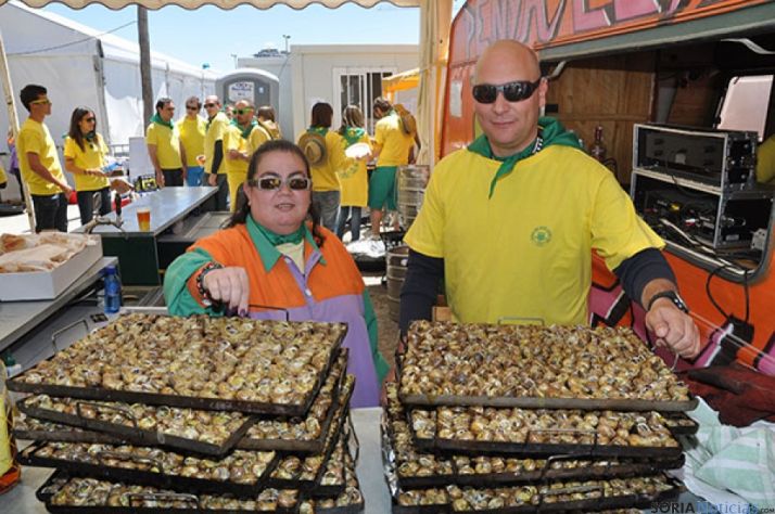 Durante la fiesta se consumen en Lérida 12 toneladas de caracoles.