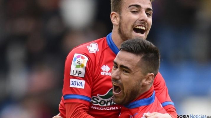 Victoria del Numancia ante el Huesca que le permite alejarse del descenso (3-2)