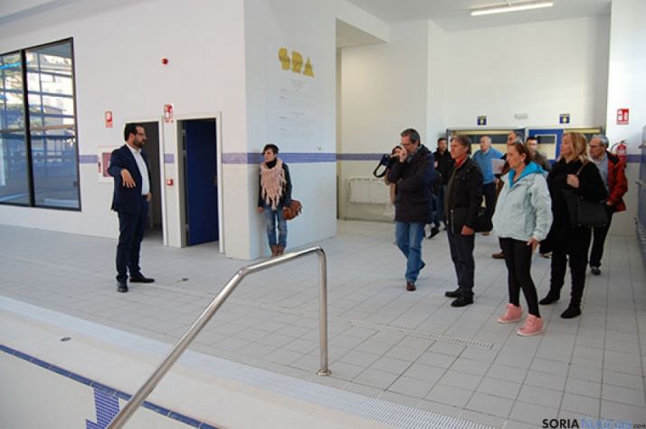Visita del Consejo de Deportes a las nuevas instalaciones.