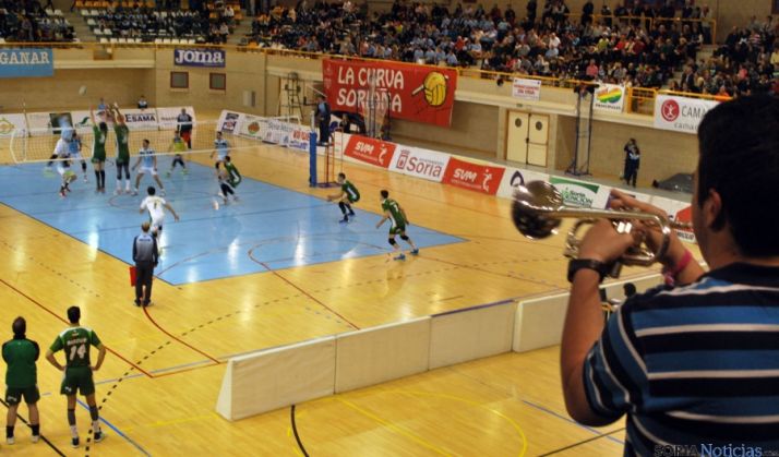 Emoción en el voley soriano./SN 