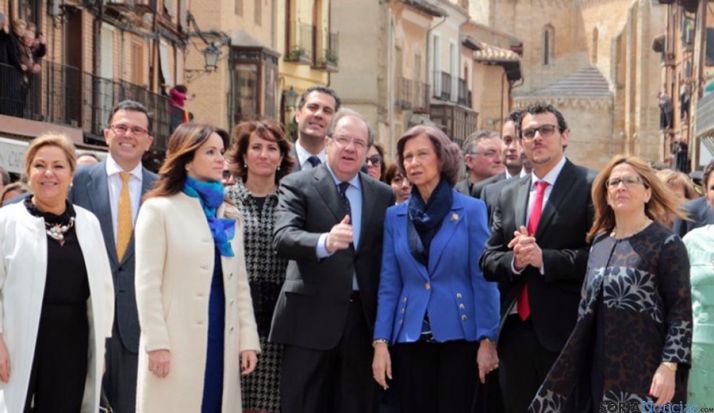 La reina, este miércoles en Toro. / zamora3punto0.com