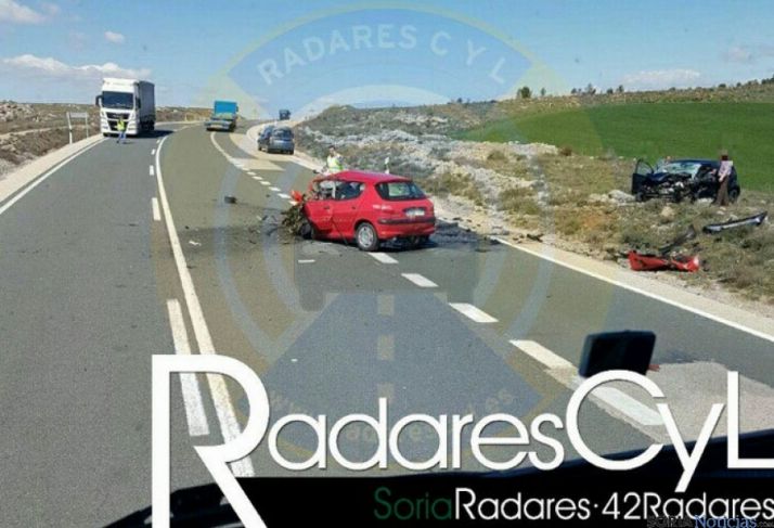 Lugar del accidente./SoriaRadares42