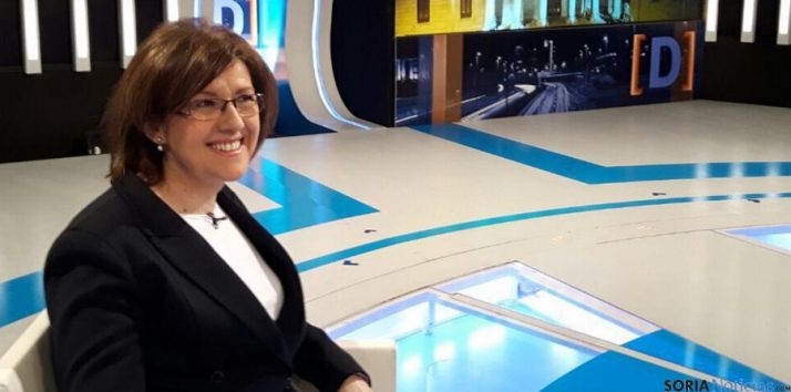 La senadora Marimar Angulo en TVE. 