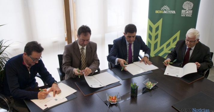 La firma del convenio este lunes.