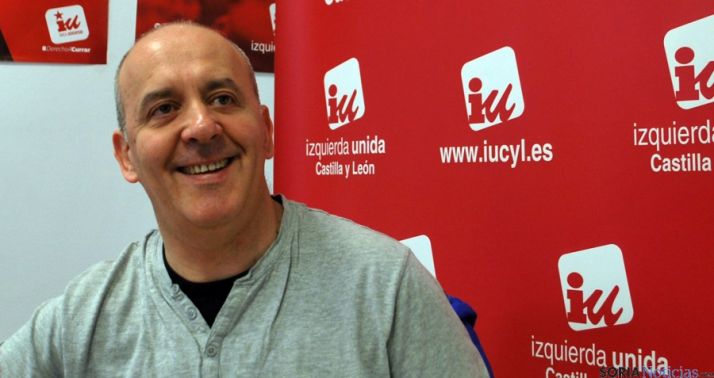 El concejal de Izquierda Unida, Enrique García, este miércoles. / SN