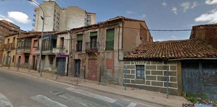 Inmuebles en la calle Hospicio./SN