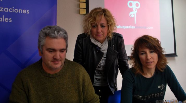 Sanz, (izda.), Bláquez y Colás. / SN