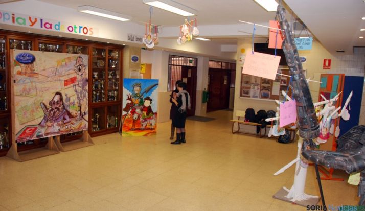 Un pasillo del centro. / IES P