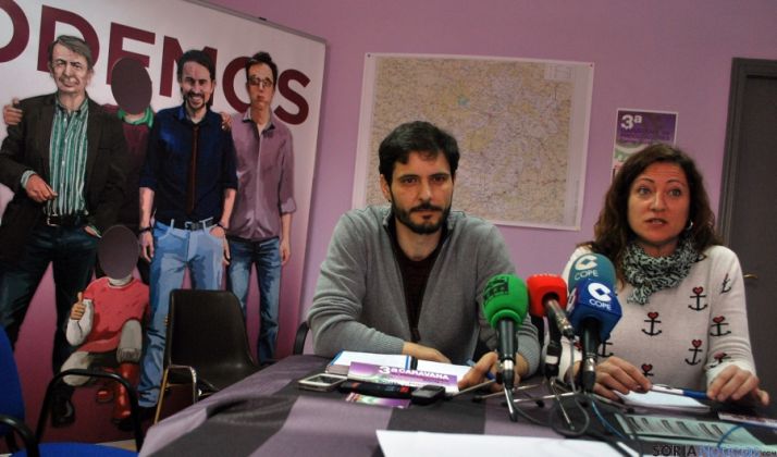 Jorge Ramiro y Ana Barca este jueves. / SN