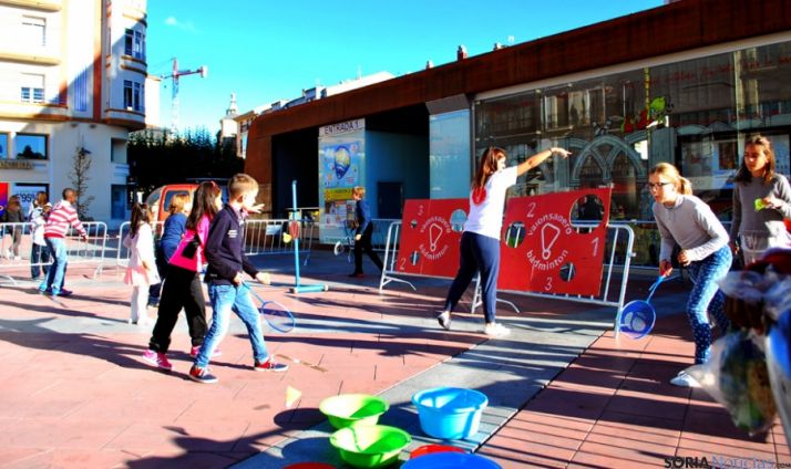 Exhibición del Valonsadero Bádminton./SN