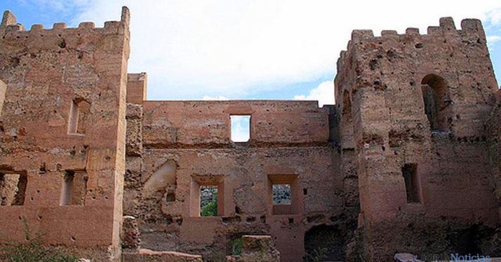 Interior del castillo de Yanguas. / Dip.