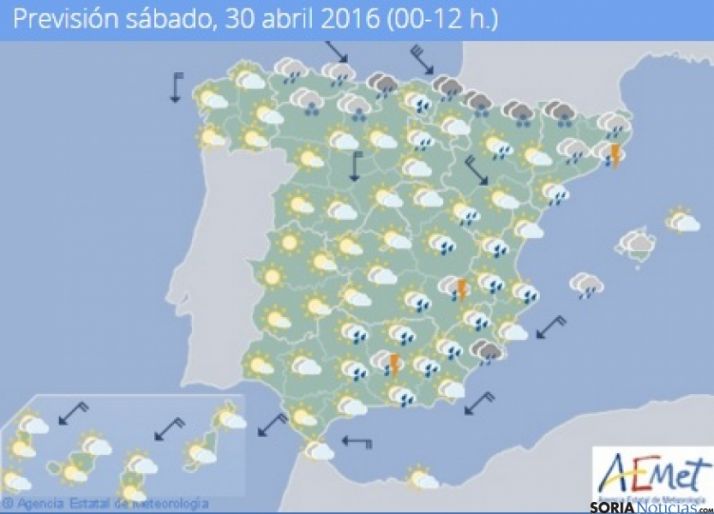 Temperaturas máximas de 14 grados este sábado