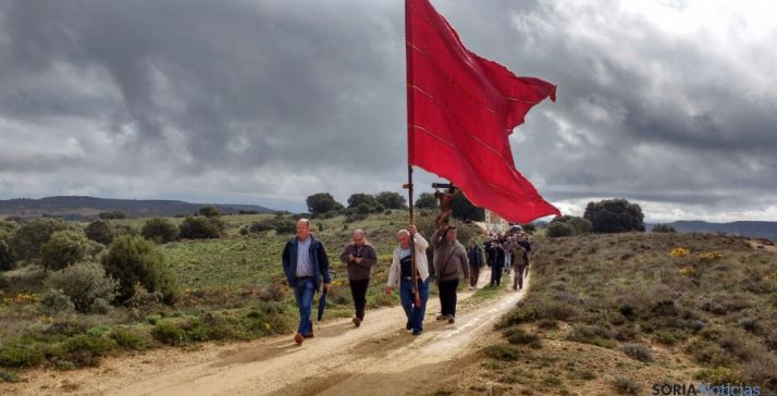 Imagen de la romería este sábado./SN