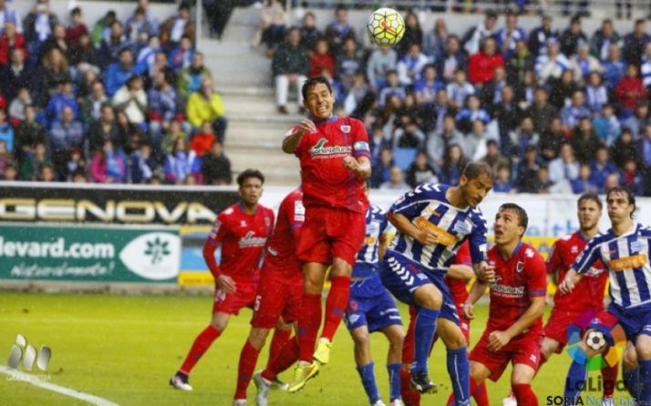Uno de los lances del partido. /LFP