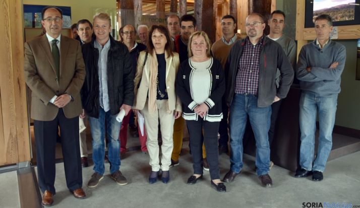 Miembros de la Junta Rectora del Parque Natural de la Laguna Negra. / Jta.