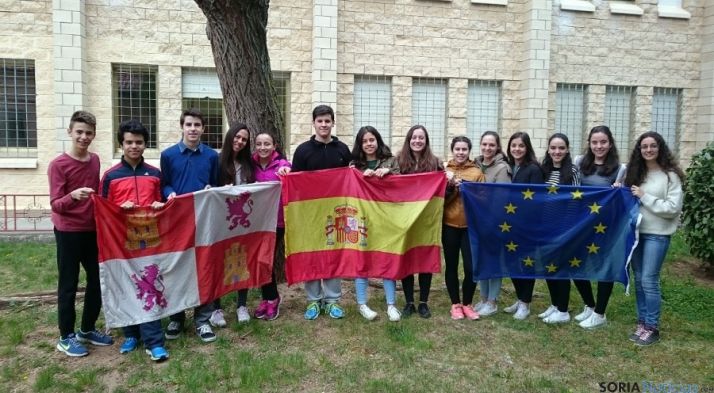 Los alumnos del centro de enseñanza soriano. / Jta.