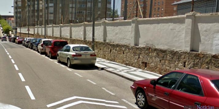 El muro donde se pegarán los carteles./GM