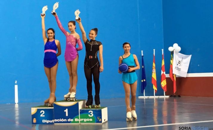 Arancón, en lo alto del podio./CPS