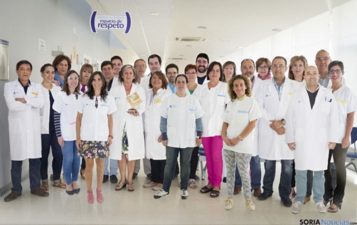 Personal del centro de salud de San Esteban de Gormaz. /Junta