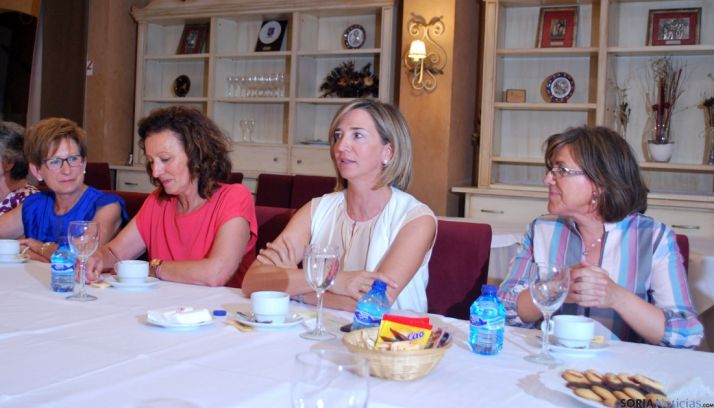 García, (2ª dcha.), en Soria./SN