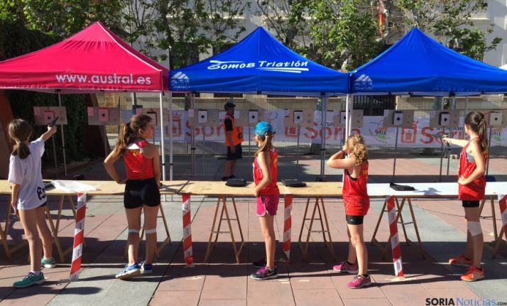 Imagen de las pruebas./FCyL Triatlón