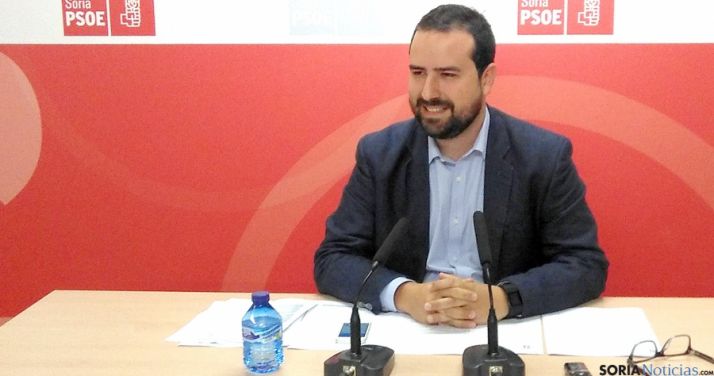 Angel Hernández este martes en rueda informativa.