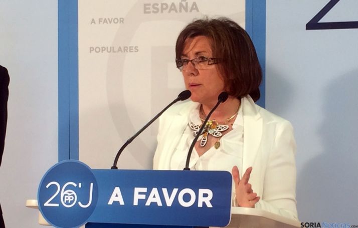 Mar Angulo en Burgos este martes.