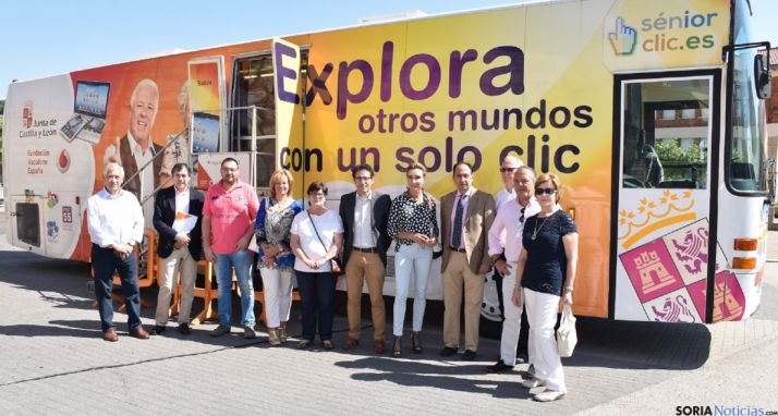 El Ciberbús en San Leonardo./Jta.