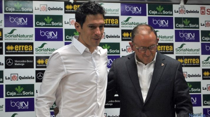 Javier del Pino, con Francisco Rubio, este miércoles. / SN