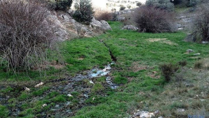 Imagen del vertido de contaminantes. / ASDEN