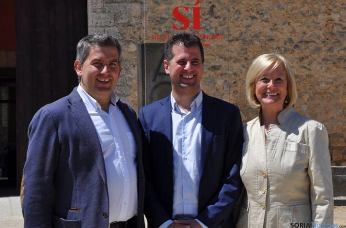 Antón, (izda.), Tudanca e Irigoyen.